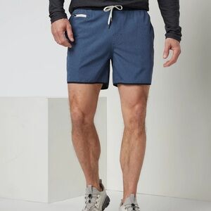 Vuori Gray and Black Performance Shorts